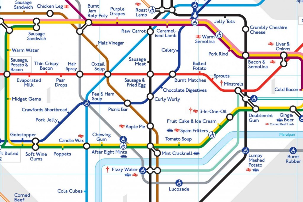 In 2013, James created his own 'taste map' of the London underground, according to his form of synaesthesia