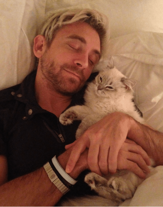 DJ Fresh and his lil' cat