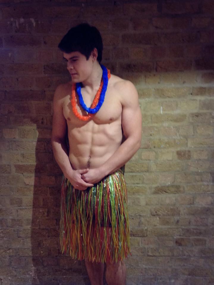 Those abs could keep me warm...