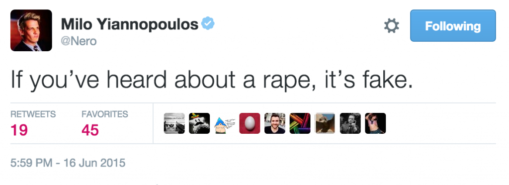 "Controversial" Milo 