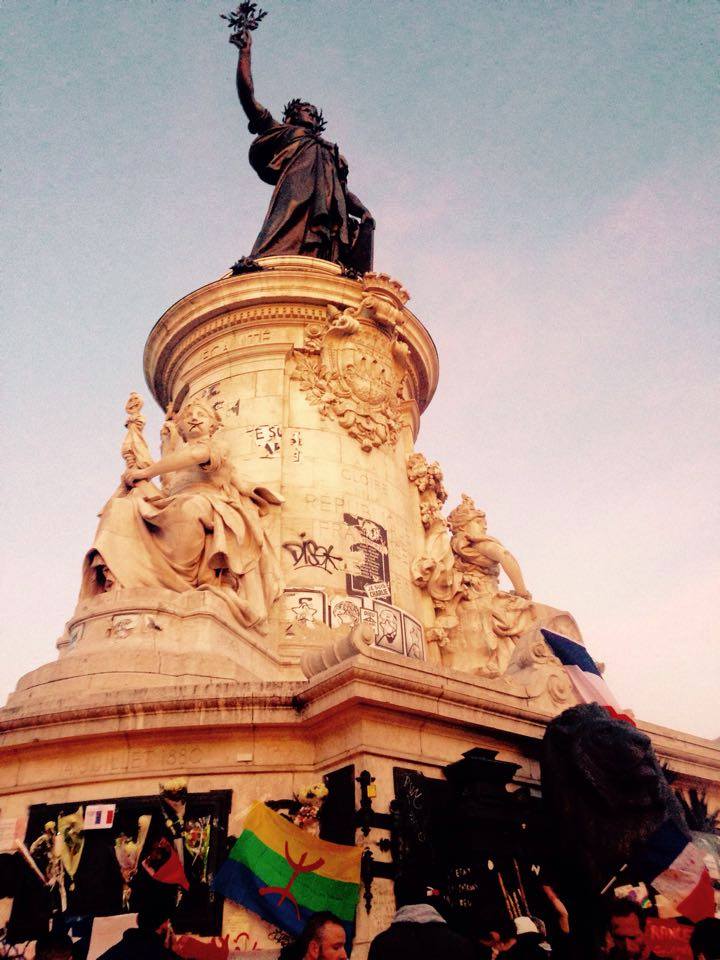 This was taken at the Place de la République, 15th November