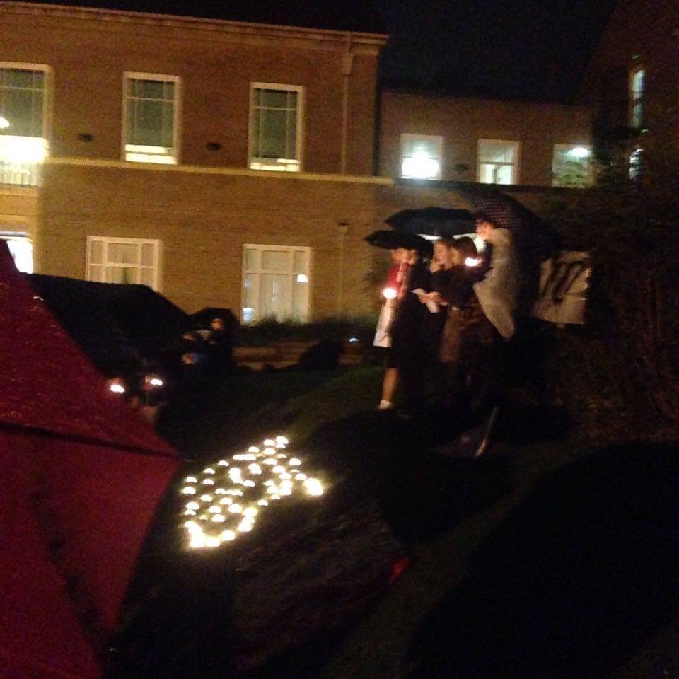 The vigil at Grey College