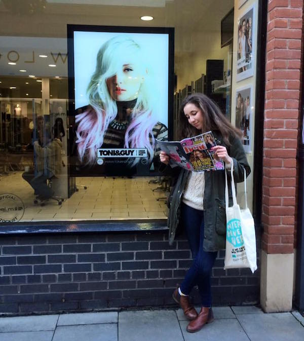 Came for the blow dry, stayed for Beyonce