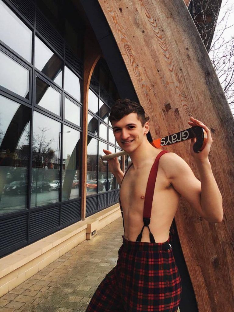 Image may contain: Tartan, Skirt, Kilt, Clothing, Human, Person, People