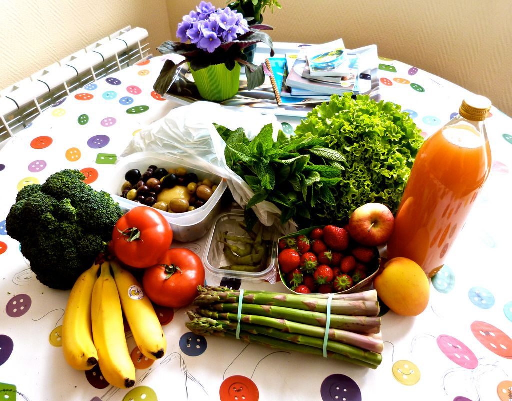 Image may contain: Bowl, Vegetable, Produce, Food, Broccoli, Vase, Pottery, Potted Plant, Planter, Plant, Mint, Jar, Herbs, Flora