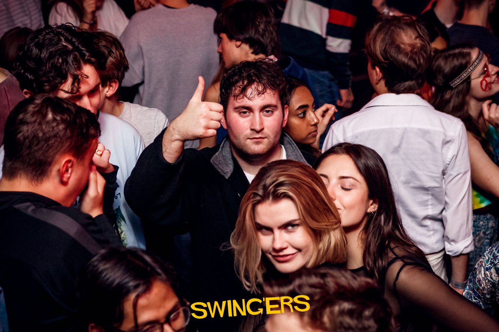 Image may contain: Accessories, Accessory, Glasses, Night Life, Night Club, Party, Club, Audience, Crowd, Human, Person