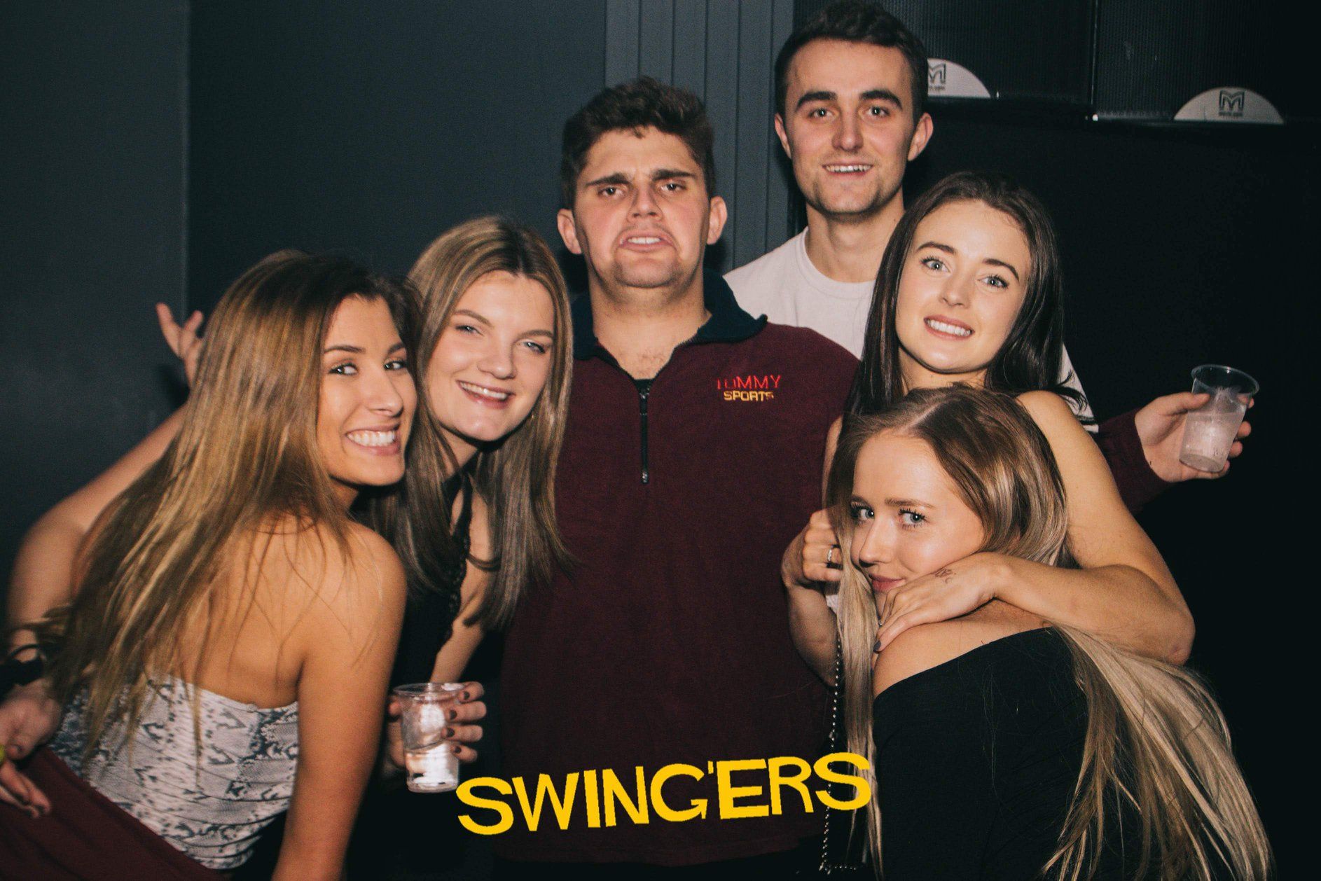 Image may contain: Night Life, Skin, Night Club, Club, Person, Human