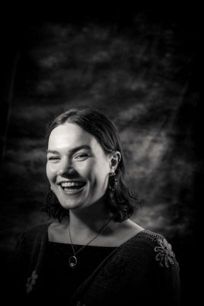 Image may contain: Photography, Portrait, Photo, Mouth, Teeth, Lip, Female, Clothing, Apparel, Laughing, Smile, Face, Person, Human