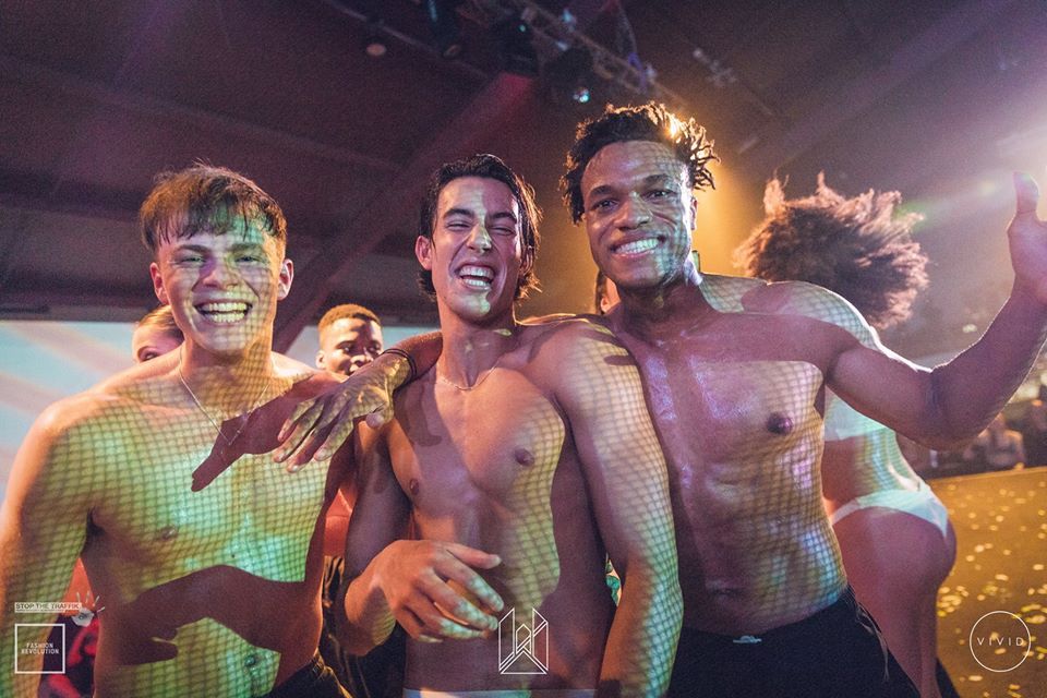 Image may contain: Man, Skin, Night Life, Crowd, Night Club, Club, Person, Human