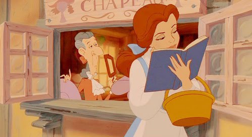 "No time for fashion, my smock is most comfortable for reading"