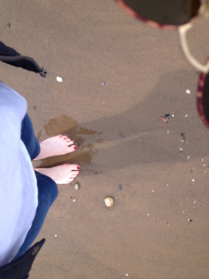 Toes are as far as I go.
