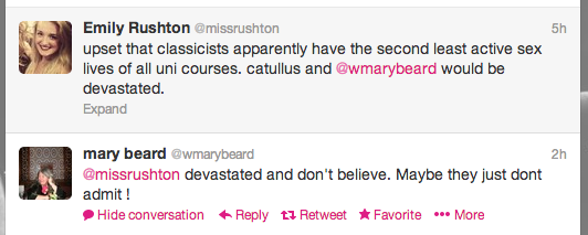 Prof. Beard was equally sad to hear the news.