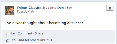 Surely however, we can all appreciate the amusement of 69 other people liking this..