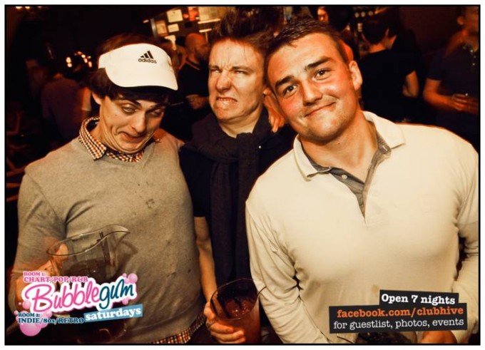 Guy on the right didn't get the memo...