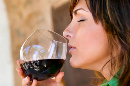 Wine tasting can get quite sensual