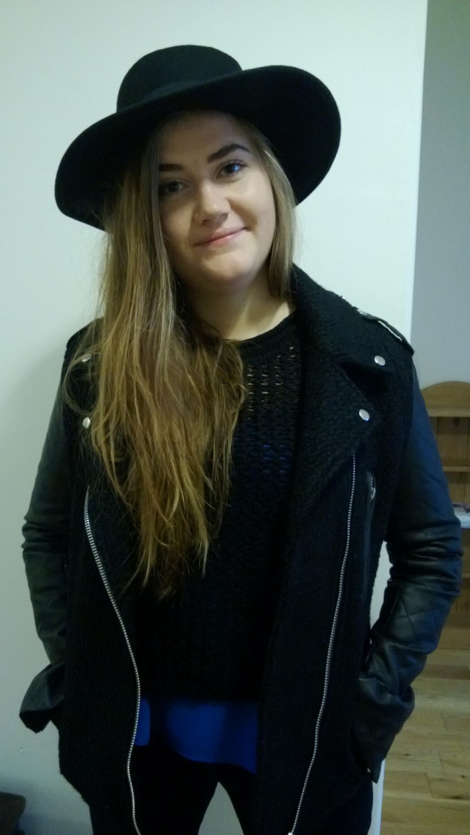 11am 11am is still early in our books so second year student hides hangover hair with stylish hat