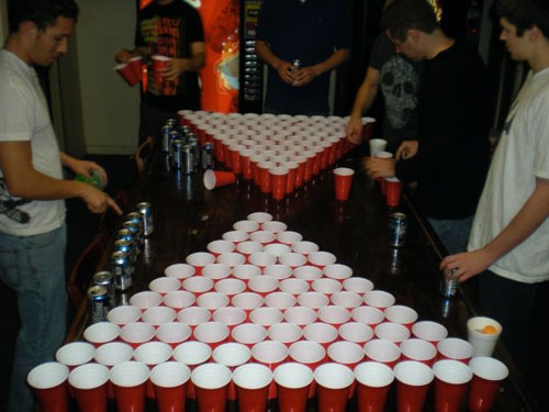 Note: Beer pong is not a particularly effective form of cardio.