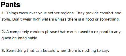 Definition according to Urban Dictionary.