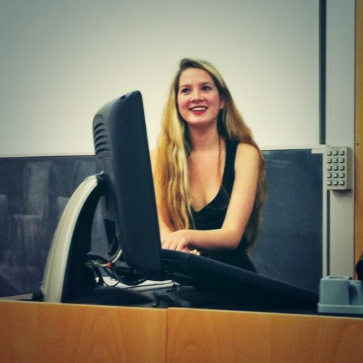 Sylvia Battcock, treasurer of the University's feminist society