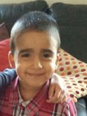Three-year-old Mikaeel, who went missing on Wednesday. 