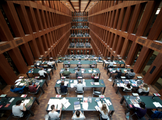 What a perfectly thought out space for endless games of paper aeroplanes.