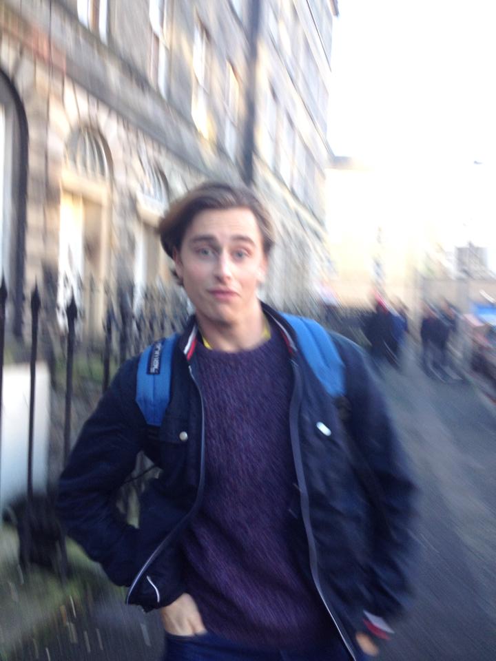Alfie - geography student posing for the camera