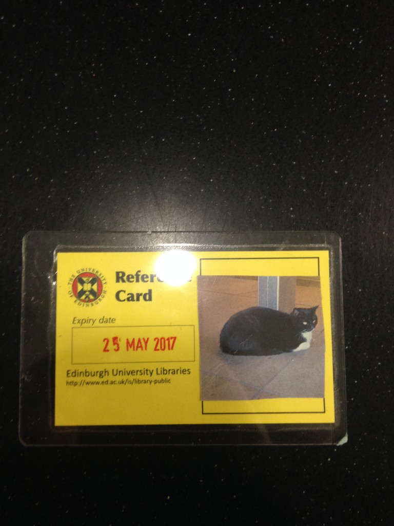Library Cat will be able to check his own book out the library