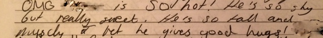 'I bet he gives good hugs.'