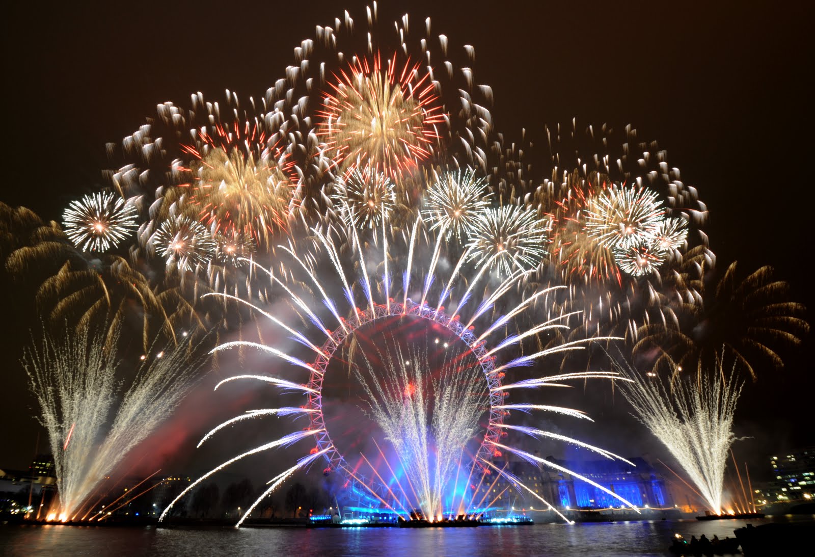 ''Yeah, fireworks were pretty good, pretty sure I was passed out though.''