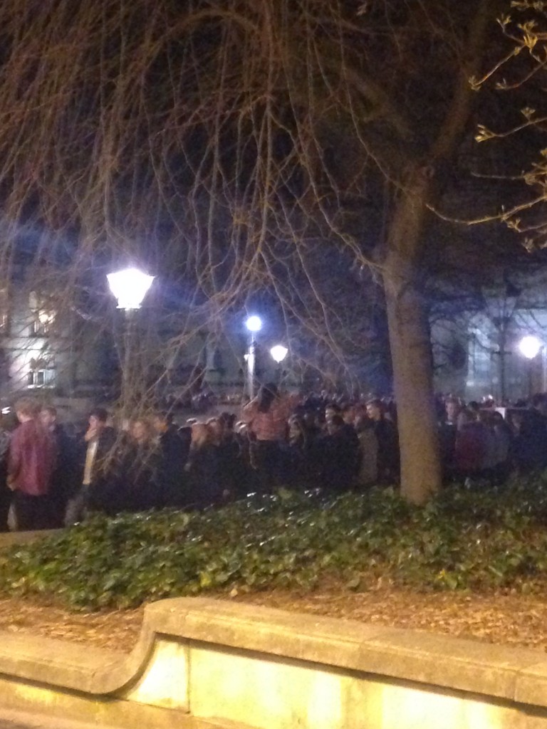 Yet another 2 hour long queue at Potterow