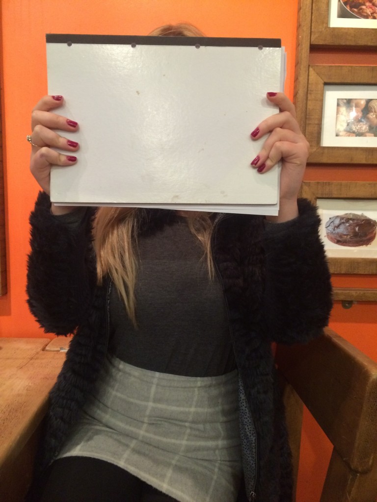 She didn’t want the security man to recognise her again.