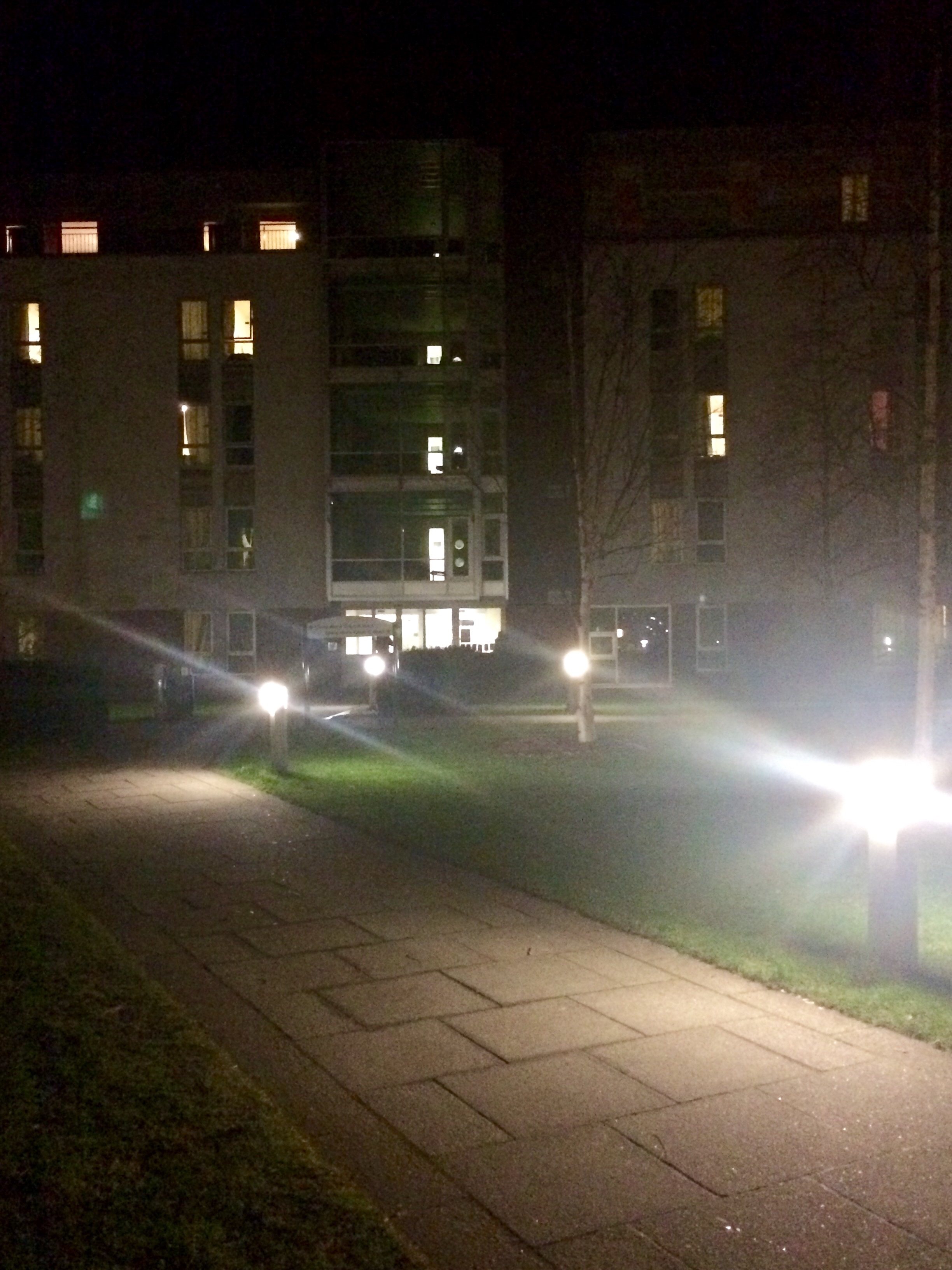 Everyone in block C was either out or having pres in the dark.
