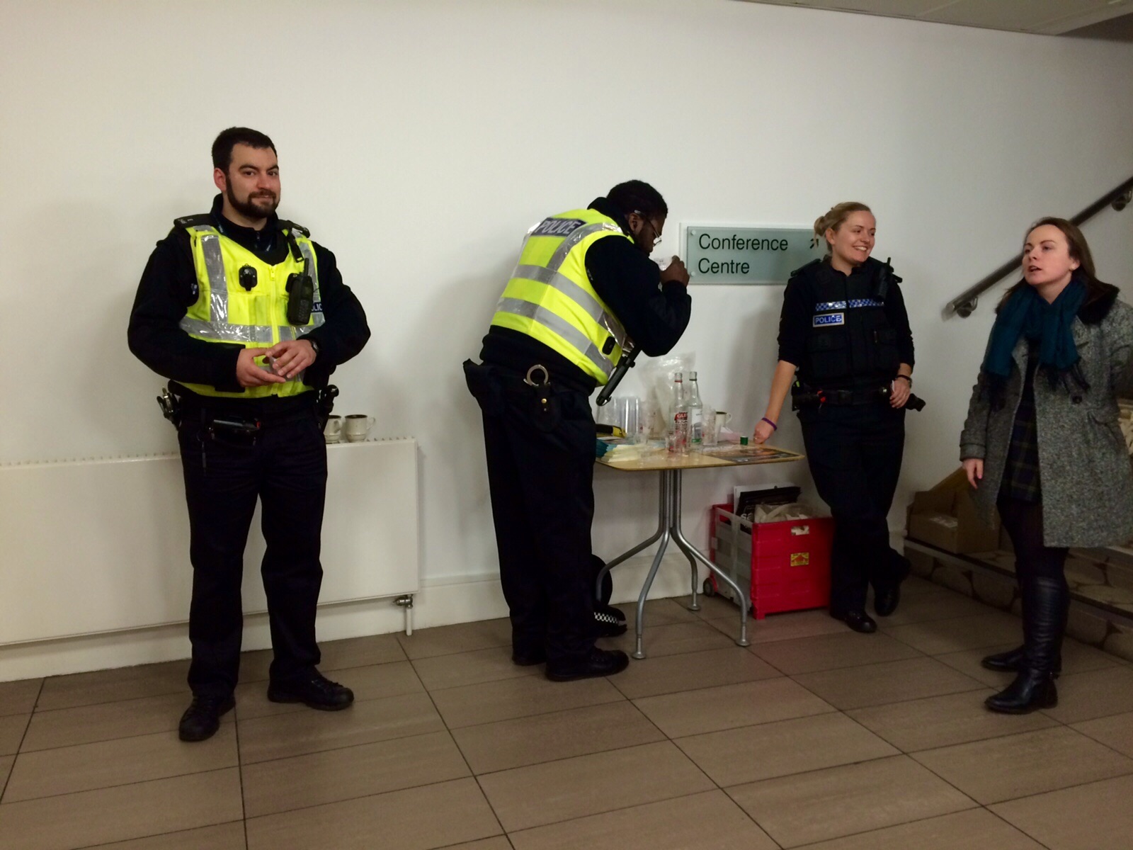 He was just making sure the vodka was safe to drink, obviously.