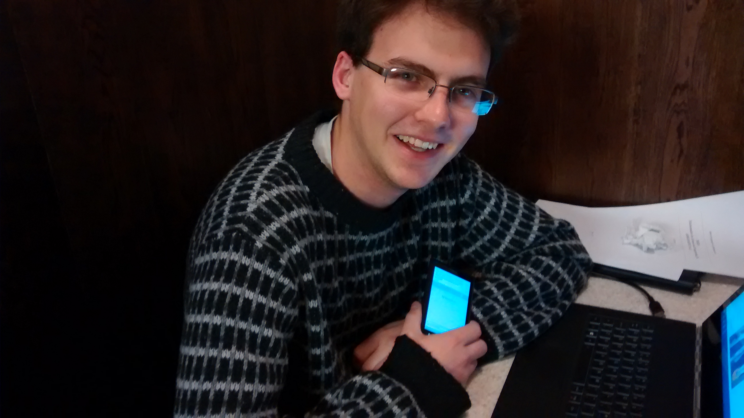 check that cheeky grin