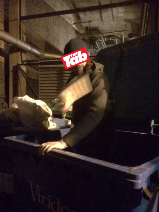 A student hard at work