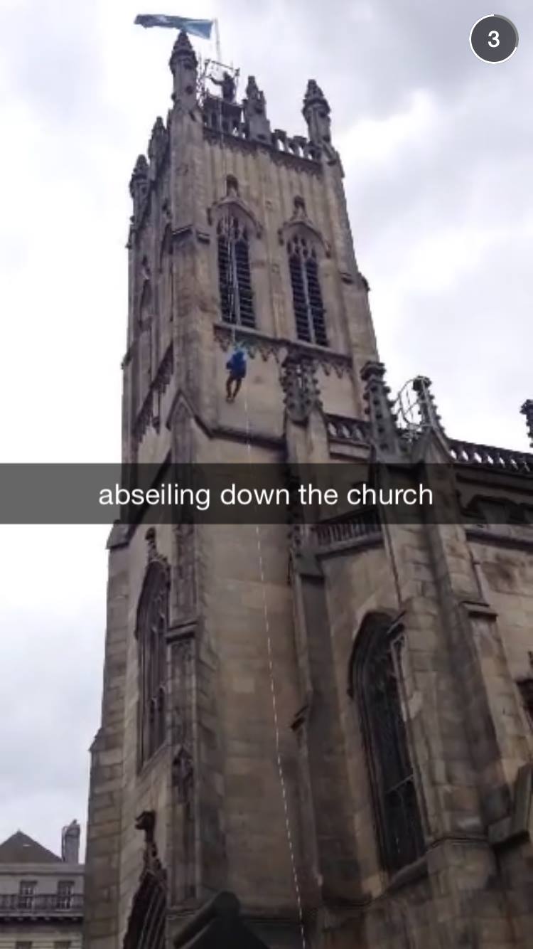 The Reverend told us "this was terrifying"
