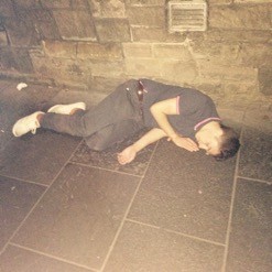 "I always seem to end up passed out on a car bonnet or a pavement, I have no idea how it happens. Also, trying to DJ whilst absolutely wrecked in Perth was an interesting one...don't think they noticed."