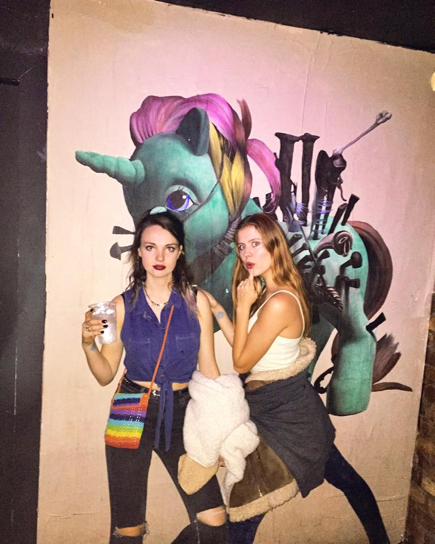 The one on the right… “…ending up on the floor of a club I still don’t know the name of with my friend.” 