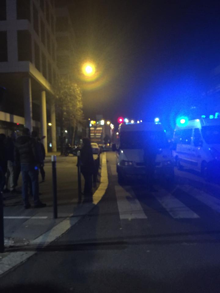 "There were hardly any people in the area except for armed forces and some police men in white overalls "