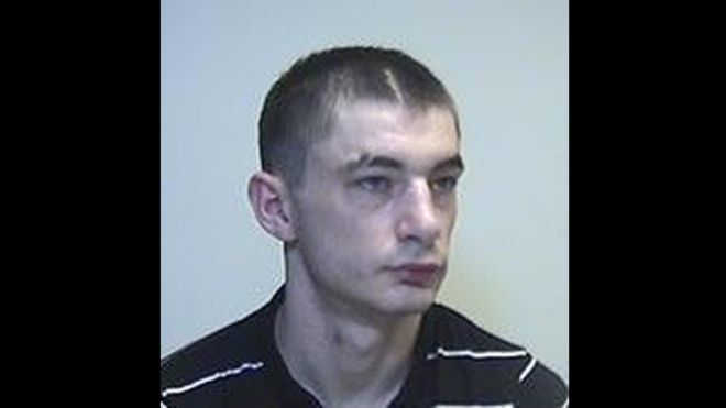 Steven Davidson in his mugshot