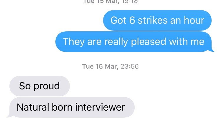 I was very happy that I got above the average strike rate. I dreamed big.
