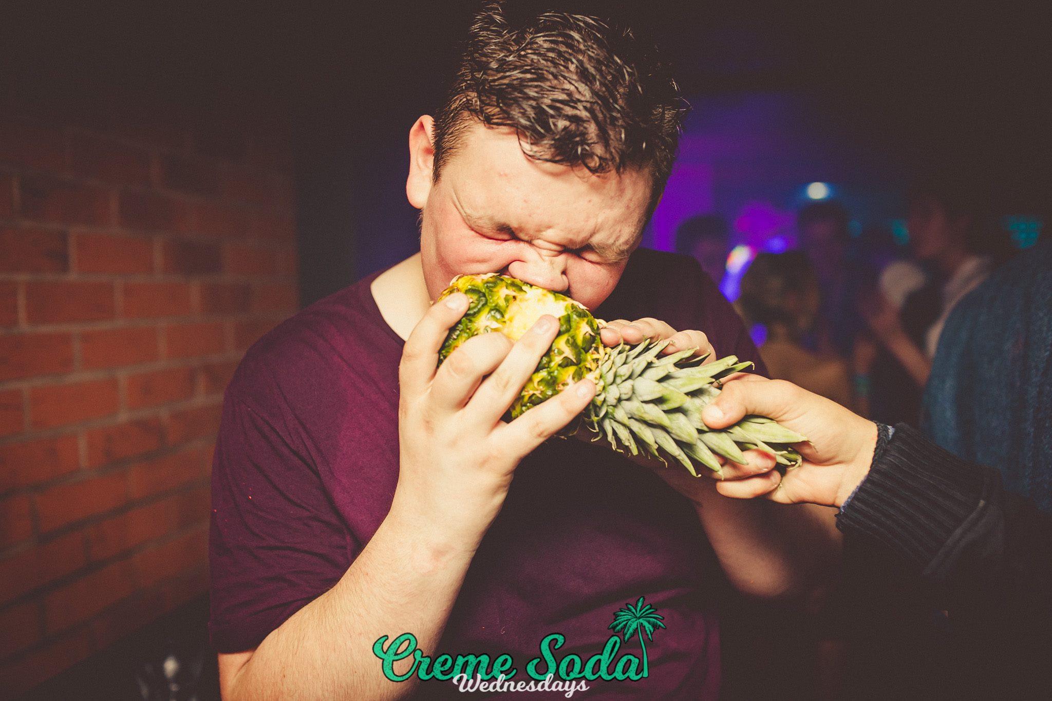 Who lives in a pineapple under George street?