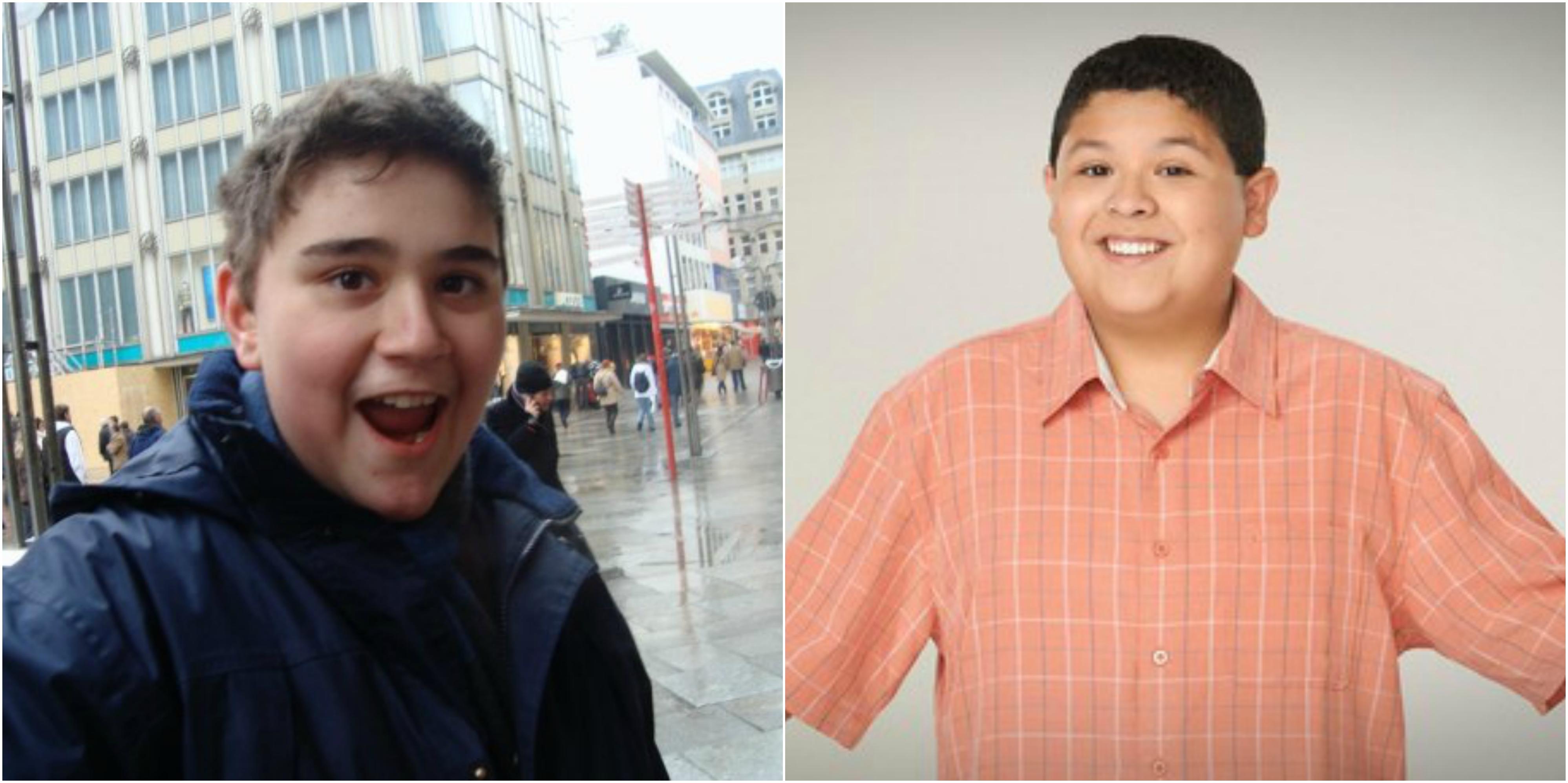 The author when he was young and Manny – more than a passing resemblance