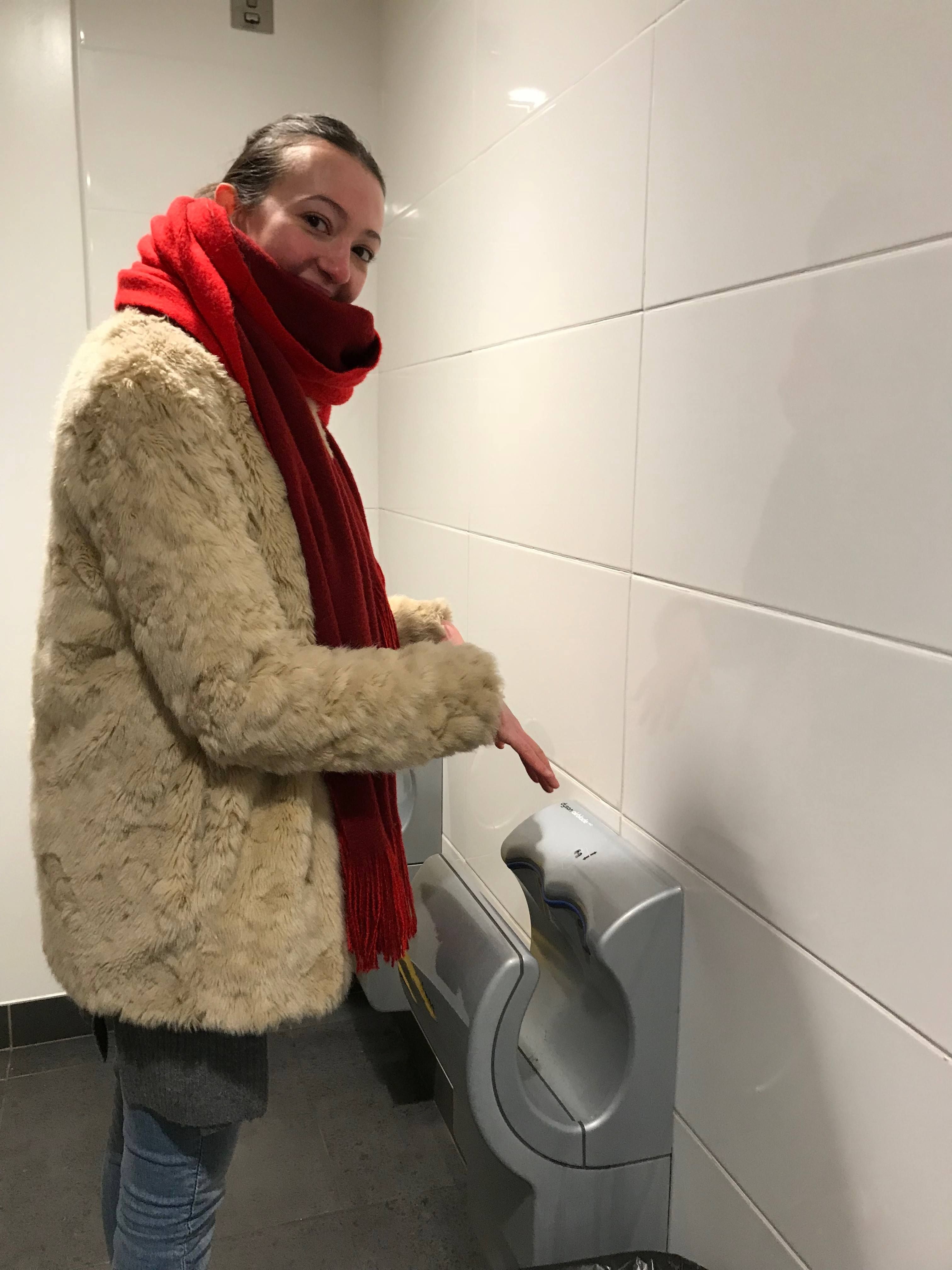 Image may contain: Toilet, Person, People, Human