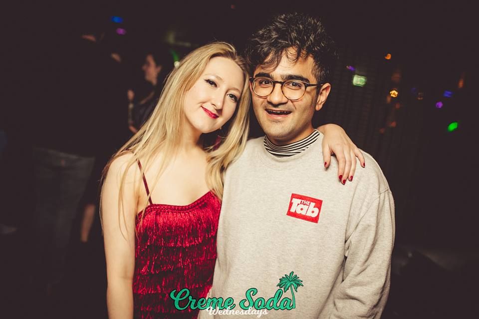 Image may contain: Night Life, Night Club, Club, Woman, Girl, Female, Blonde, Person, People, Human