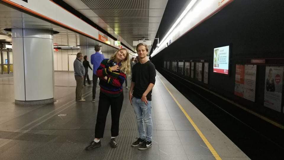 Image may contain: Vehicle, Transportation, Train Station, Train, Terminal, Subway, Person, People, Human