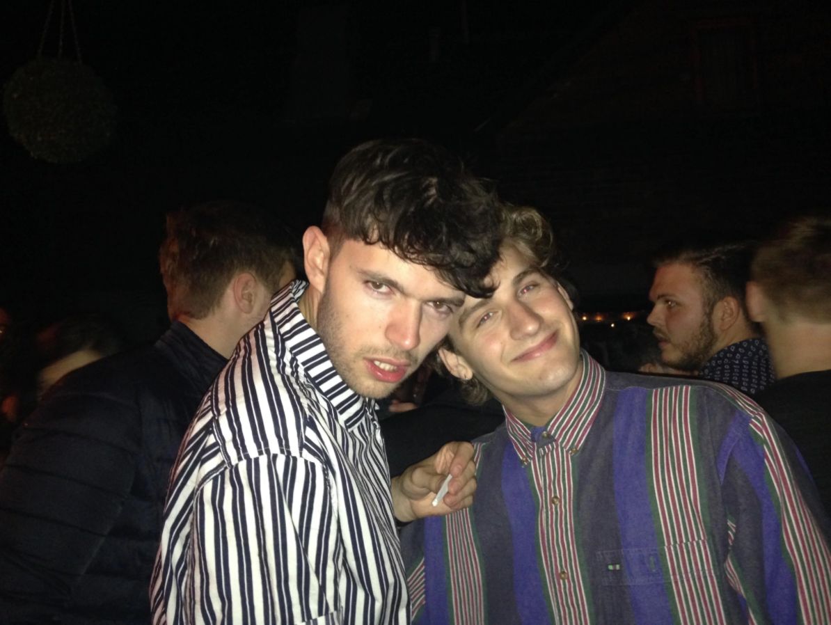 Image may contain: Party, Make Out, Tie, Accessories, Beard, Person, People, Human