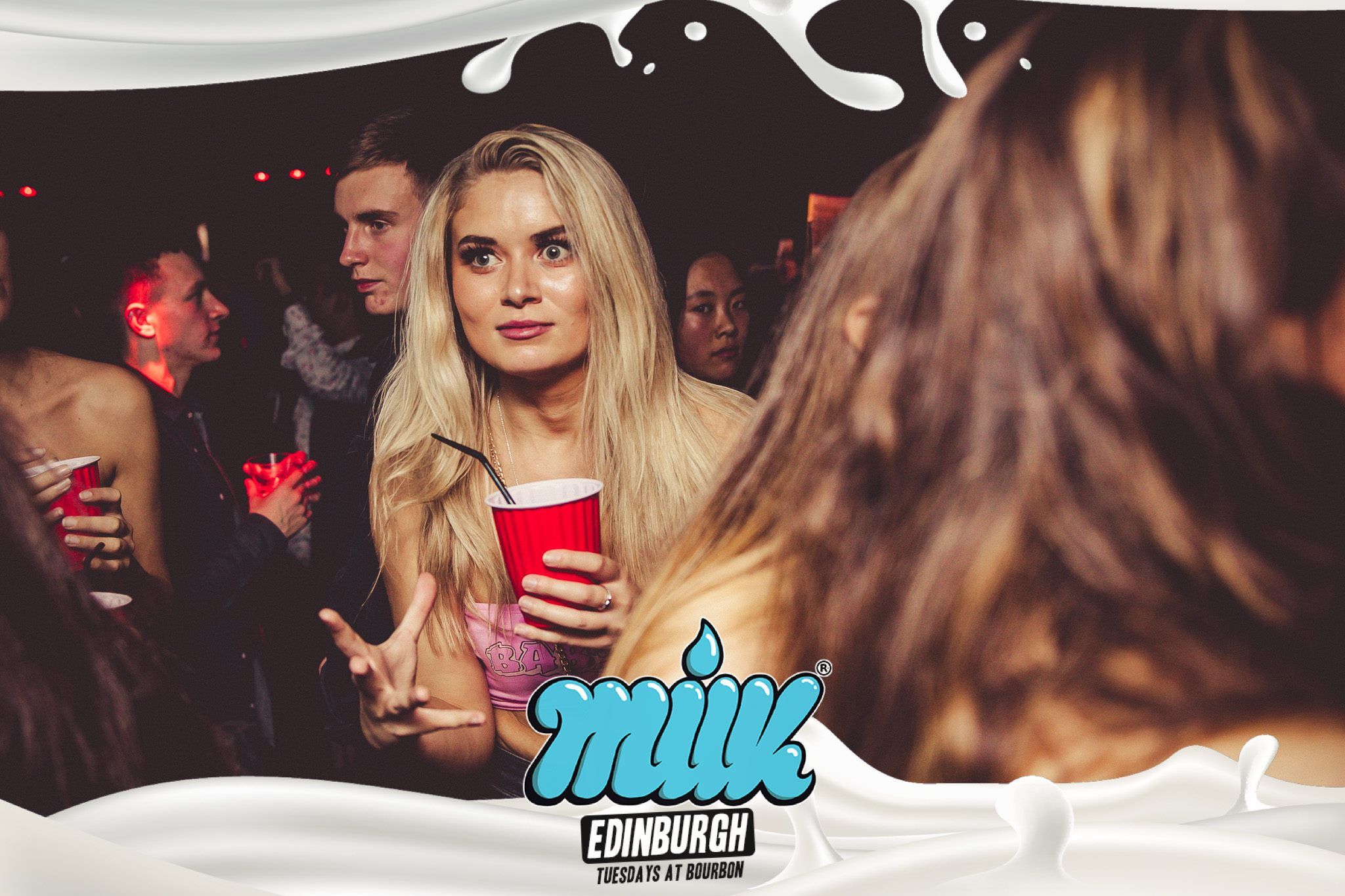 Image may contain: Drink, Beverage, Alcohol, Night Life, Night Club, Club, Person, People, Human