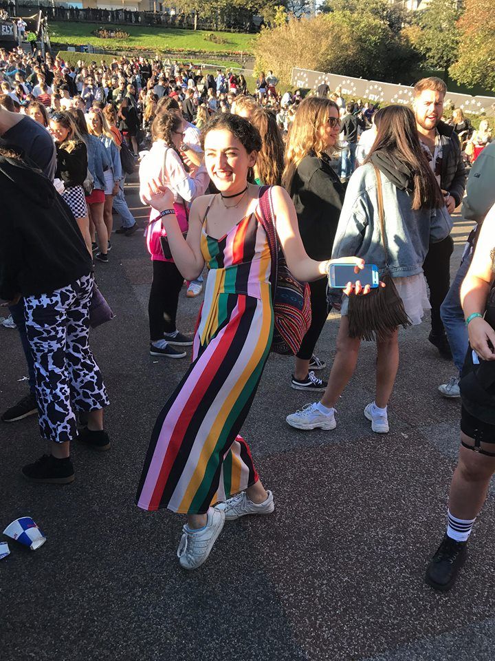 Image may contain: Shorts, Parade, Crowd, Person, People, Human