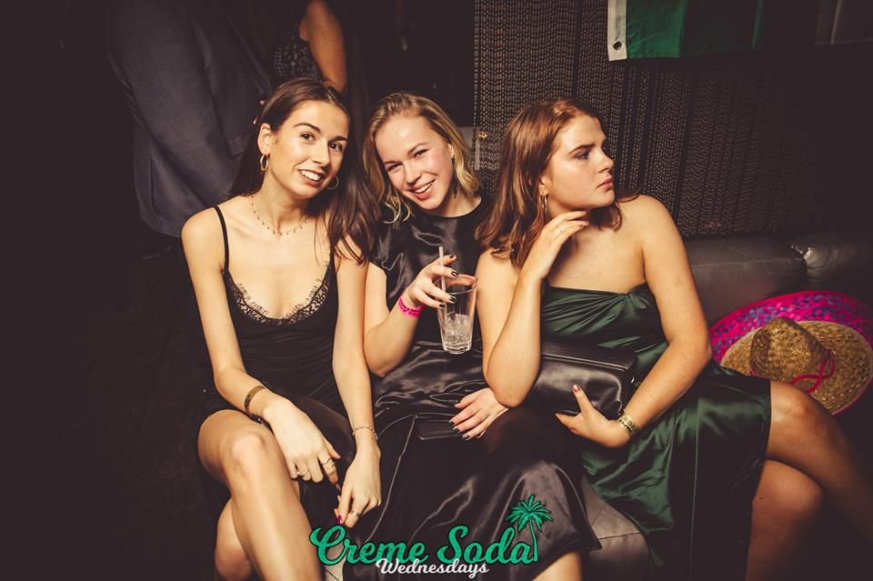 Image may contain: Apparel, Clothing, Night Club, Party, Club, Person, Human